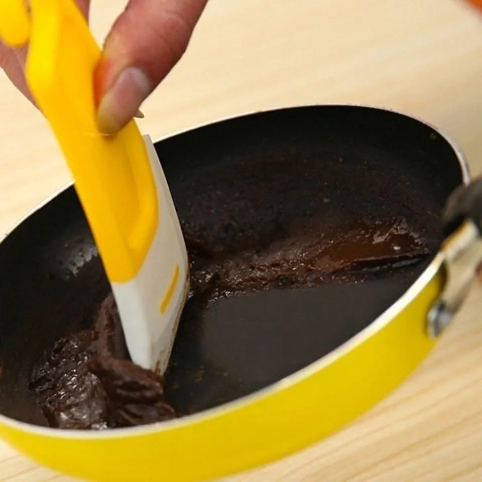 厨房清洁软刮刀去除锅底盘底灶台油污油渍食品级软头清洁器软硅胶