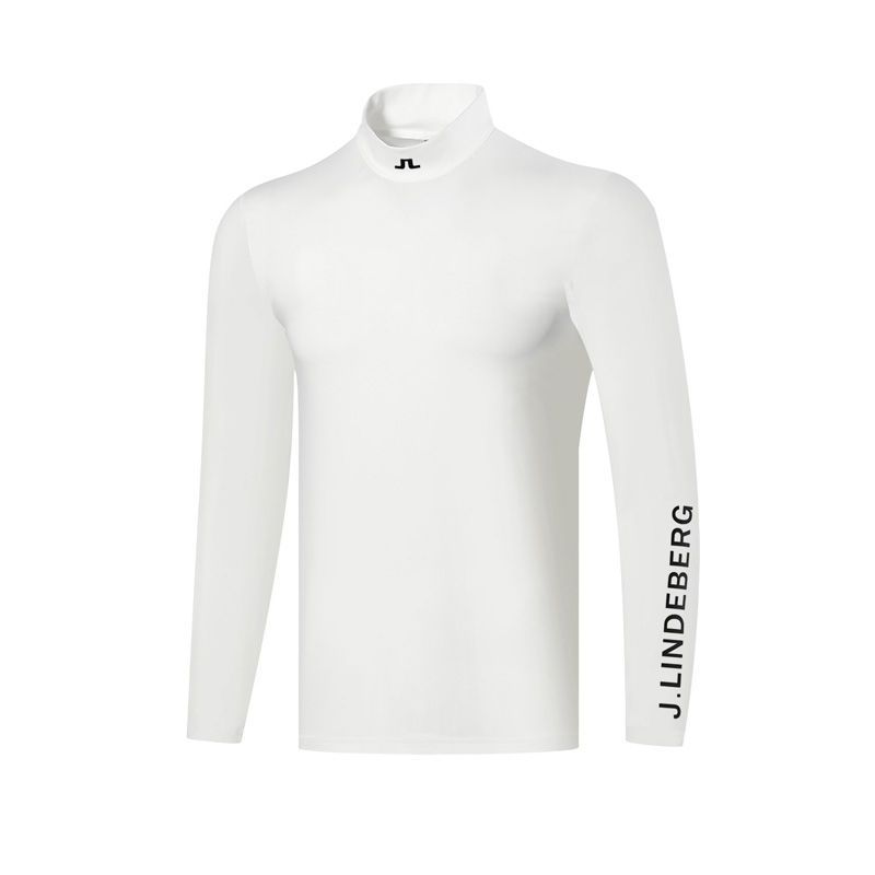 New golf men's long-sleeved T-shirt casual plus velvet warm base shirt golf jersey outdoor sports top