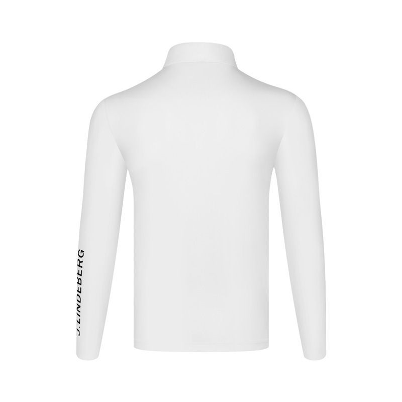 New golf men's long-sleeved T-shirt casual plus velvet warm base shirt golf jersey outdoor sports top