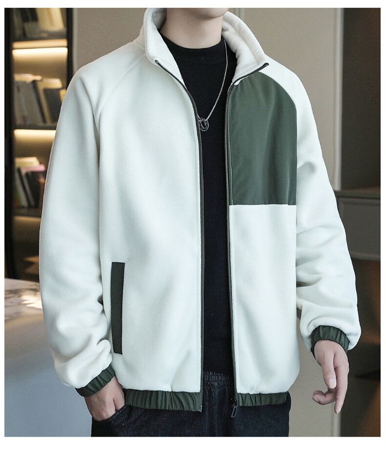 Men's Fleece Jacket For Spring Autumn And Winter Casual Style_voghion.com