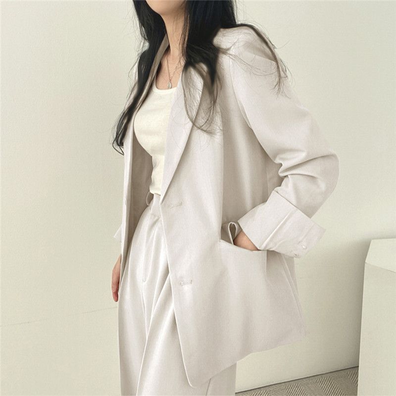 Small suit retro self-cultivation celebrity fashion  spring and autumn women's suit Korean style trendy design sense commuting new style