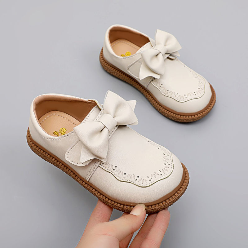 Girls leather shoes spring and autumn style soft-soled princess shoes explosion style British foreign style campus style girls shoes 3-8-12 years old