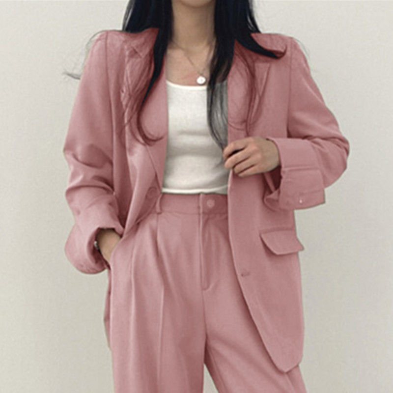 Small suit retro self-cultivation celebrity fashion  spring and autumn women's suit Korean style trendy design sense commuting new style