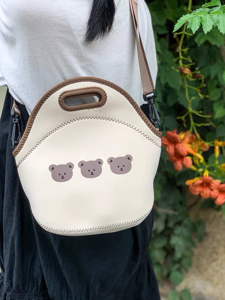 Ins Mommy Bear Handbag Mom Hanging Multifunctional Outdoor Lightweight Storage Mother Baby Bag_voghion.com