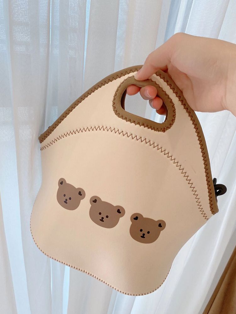 Ins Mommy Bear Handbag Mom Hanging Multifunctional Outdoor Lightweight Storage Mother Baby Bag_voghion.com