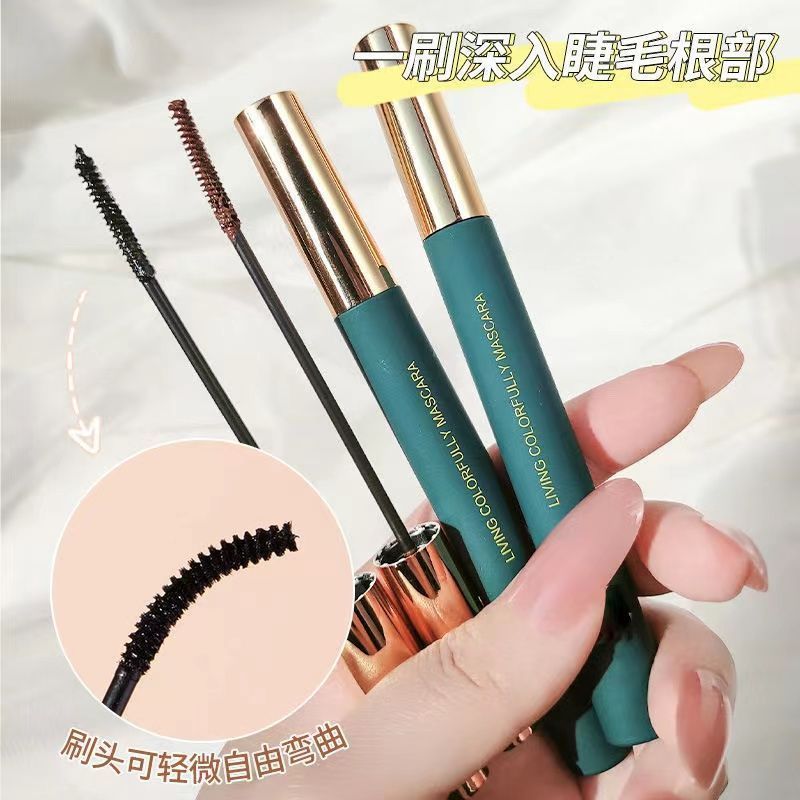 MKING PRETTY彩色睫毛膏女防水防汗纖長卷翹細刷頭濃密超長不暈染