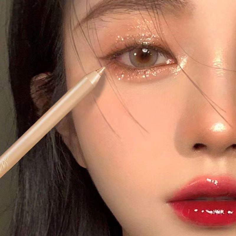 臥蠶筆女珠光眼妝高光臥蟬眼線膠筆李佳琦推薦勾勒提亮液自然細閃