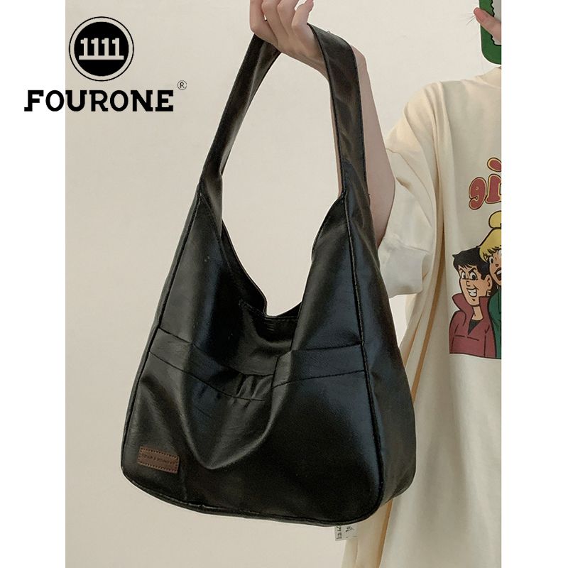 Large-capacity bag for women 2022 new textured tote bag college student shoulder bag