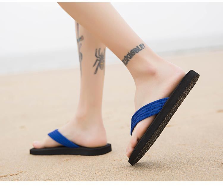 Non-slip Soft-soled Flip-flops For Men Couples, Men's And Women's Beach Sandals, New 2024 Seaside Summer Student Style_vogvips.com