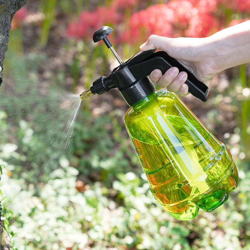喷水壶浇花喷壶气压多用透明挤压式强力浇水喷雾器园艺养花洒水壶