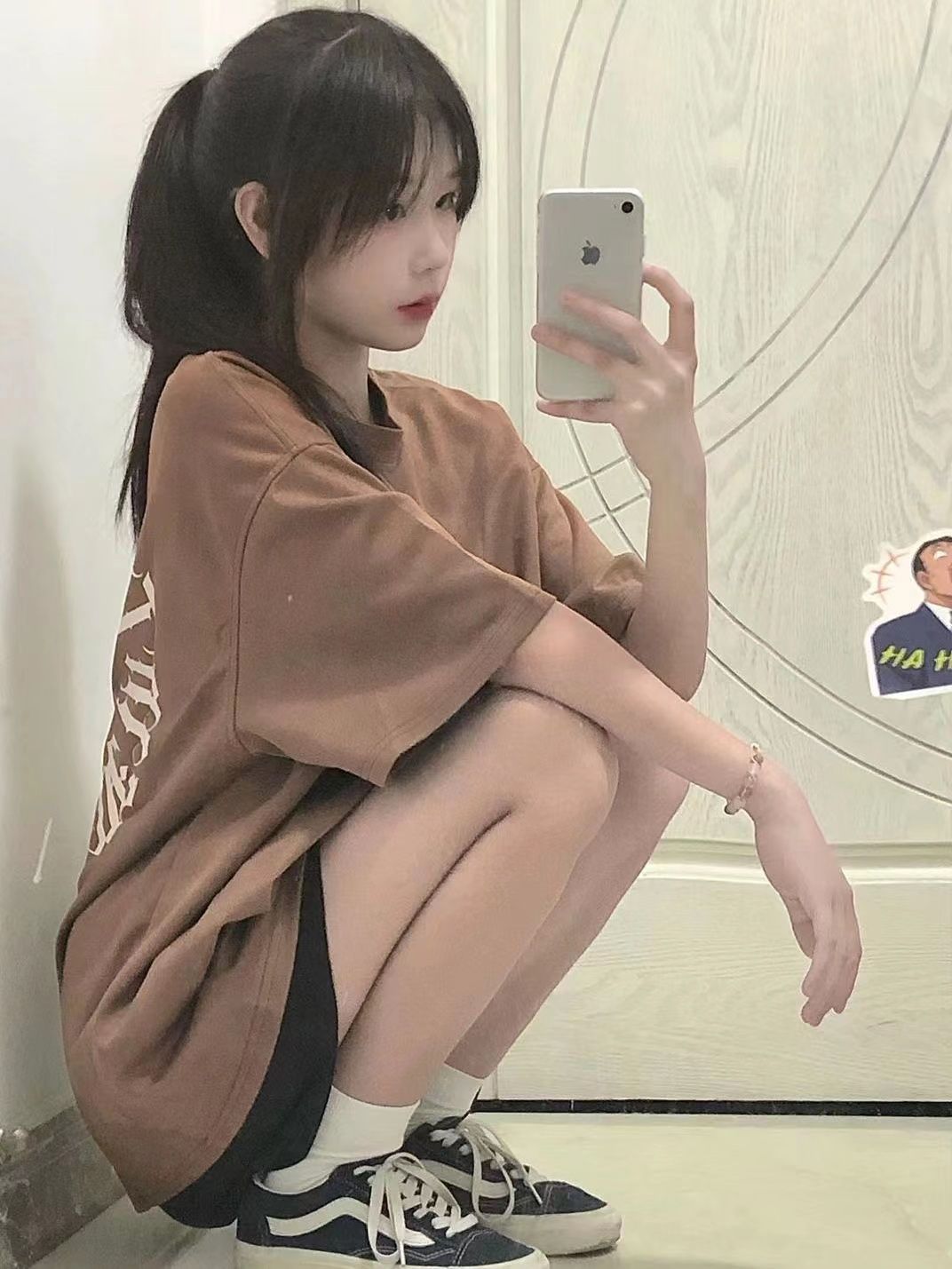 100%純棉短袖t恤女學生韓版寬鬆ins潮炸街oversize上衣夏季新款bf