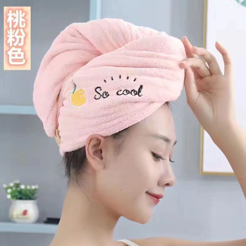 Dry hair cap thickened quick-drying student dormitory super-absorbing speed female adult students new high-value Baotou towel