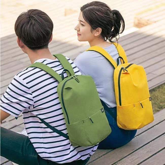 Xiaomi mountaineering bag colorful small backpack men and women sports bag student school bag waterproof school bag backpack sports backpack