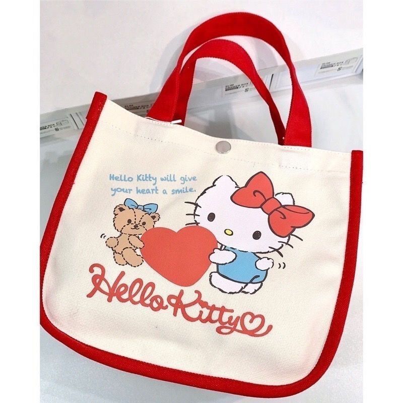 HelloKitty包包猫的天空之城凯蒂猫手拎包便当包手提袋帆布包可爱