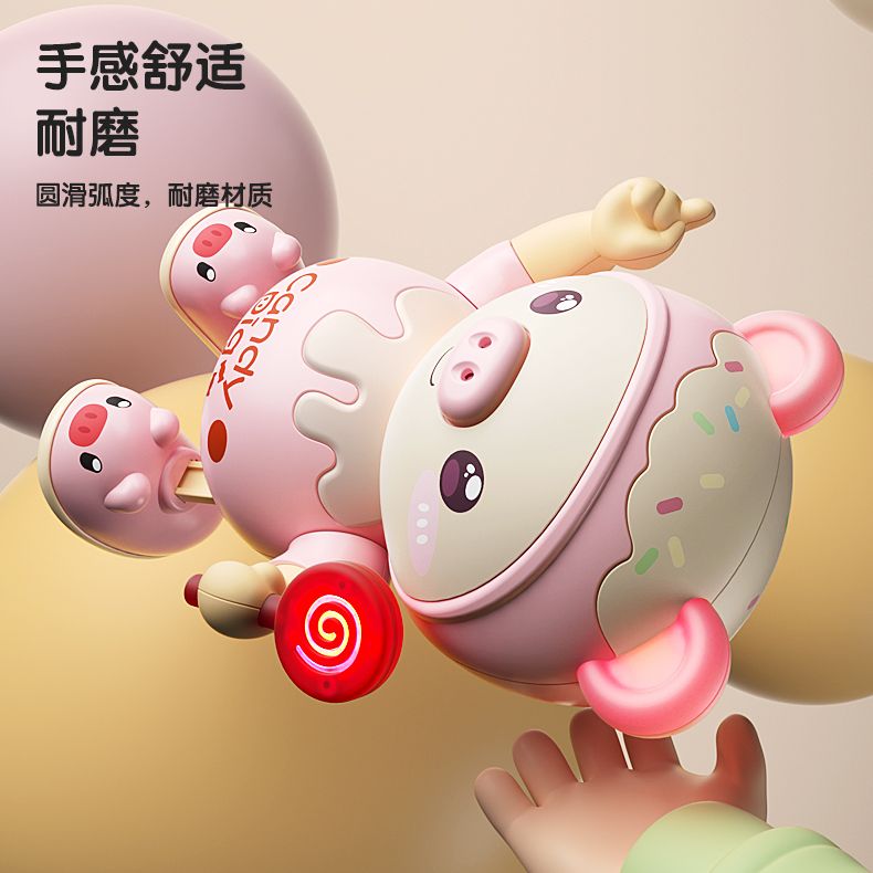 网红同款儿童玩具会唱歌跳舞小猪电动音乐早教机器人宝宝生日礼物