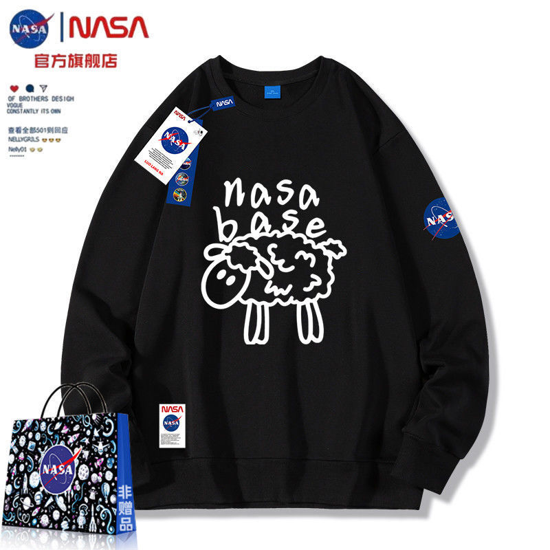 NASA官方旗艦店羊了個羊聯名純棉衛衣男女休閒長袖上衣情侶裝外套