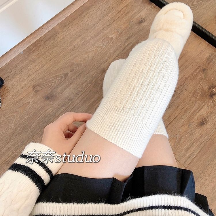 Spring and summer thigh socks ins all-match stockings women's Japanese high tube solid color over the knee slimming trend sweet and spicy net red jk