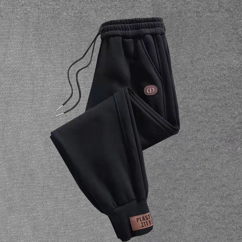  Autumn New Cotton Sports Pants Men's Casual Pants Versatile Loose Large Size Elastic Leg Pants 1/2 Piece