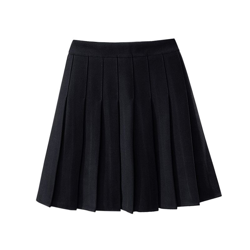 Thick woolen pleated slim high waist hot girl skirt female  autumn and winter small a word jk college short skirt