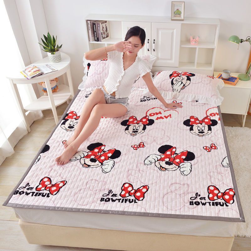 床垫子榻榻米床盖软垫家用折叠1.5m床单双人垫被褥子租房学生宿舍