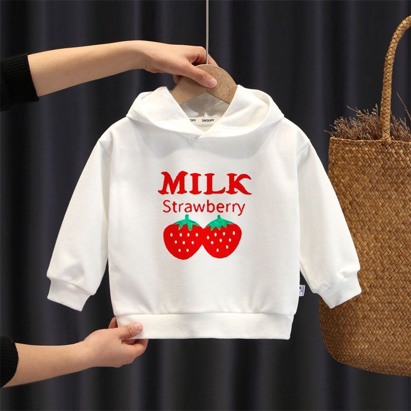 Girls hooded sweater children's spring and autumn models  new baby children's clothing girls autumn clothing children's autumn tops