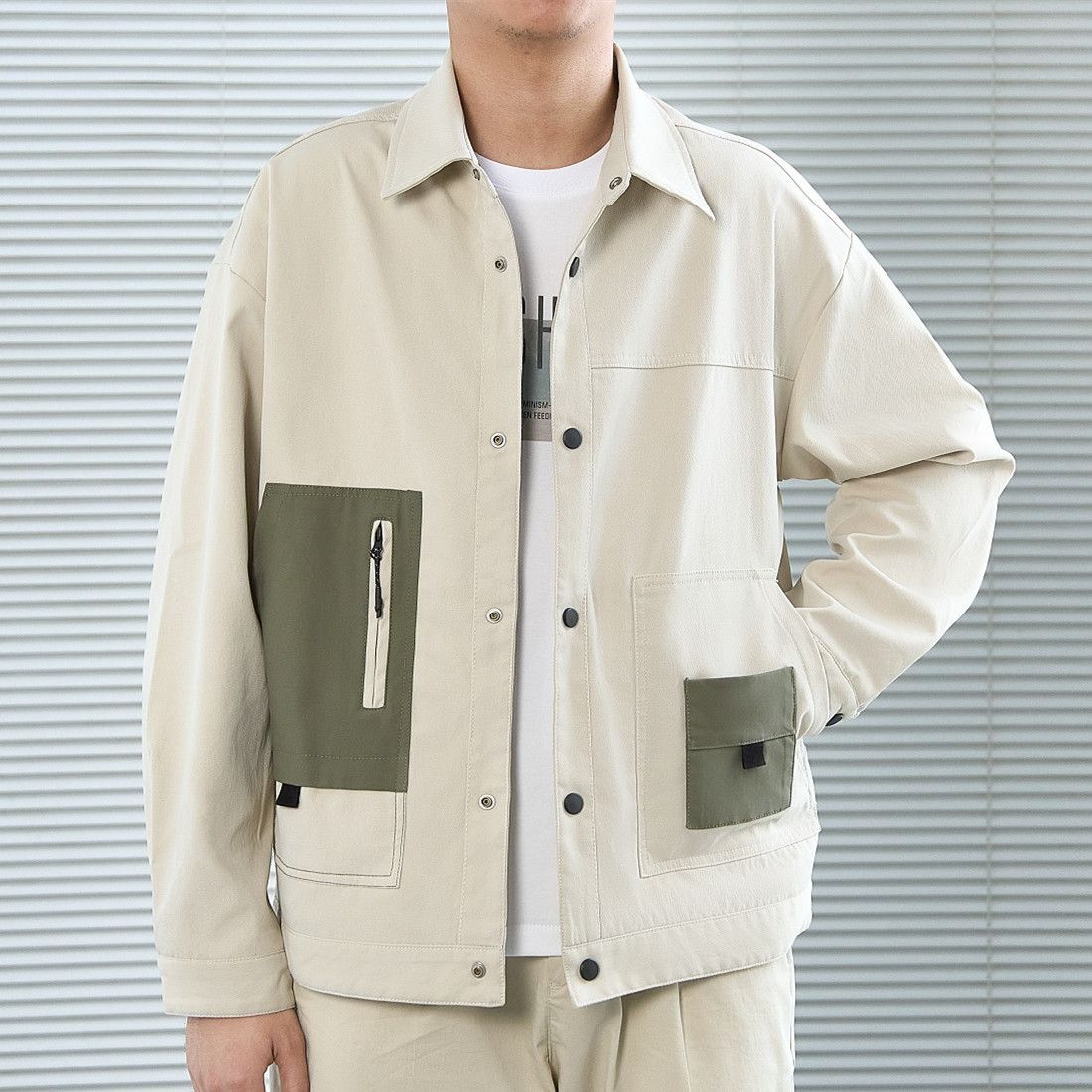 棒球服男外套春秋季新款韩版拼接撞色短款夹克潮流男士飞行员上衣