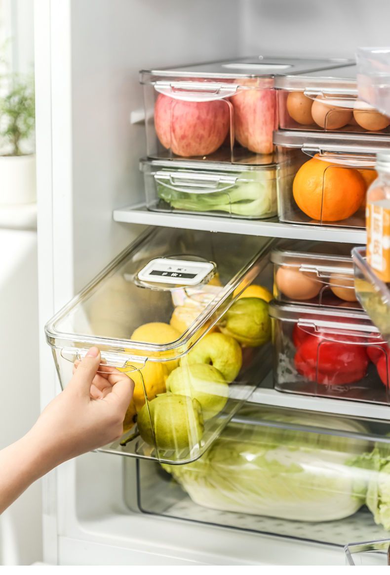 冰箱收纳盒食品级蔬菜保鲜盒鸡蛋饺子盒专用冷冻储存整理收纳神器