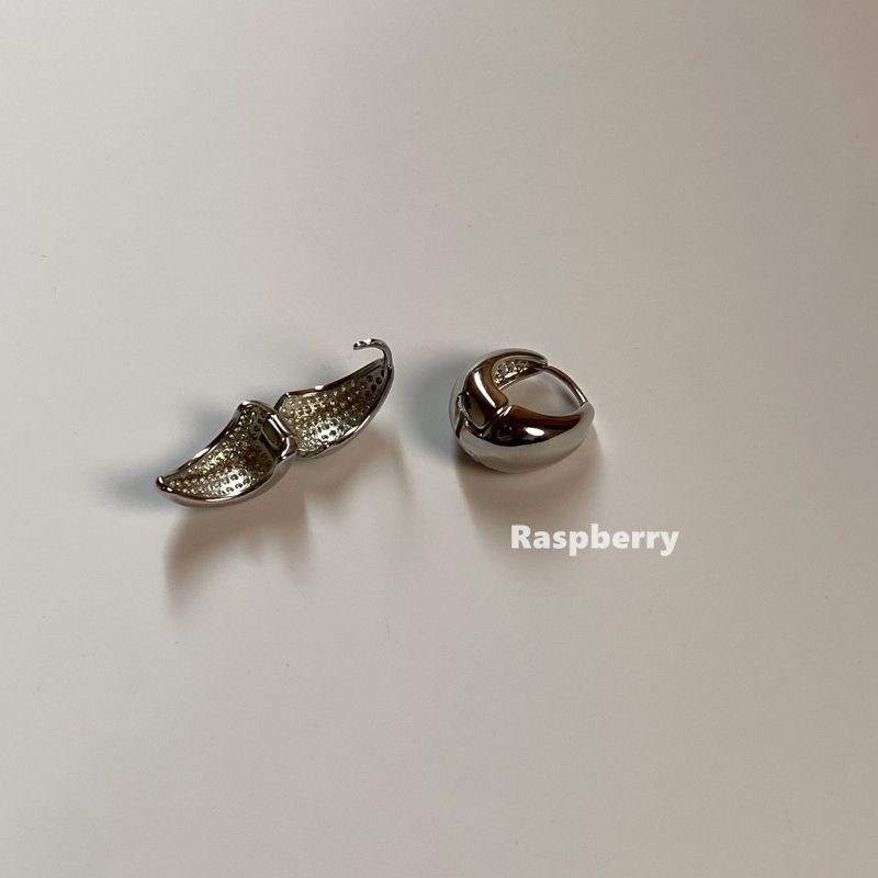 raspberry 高级且日常 常青超顺滑耳扣百搭极简冷淡风耳环新小众