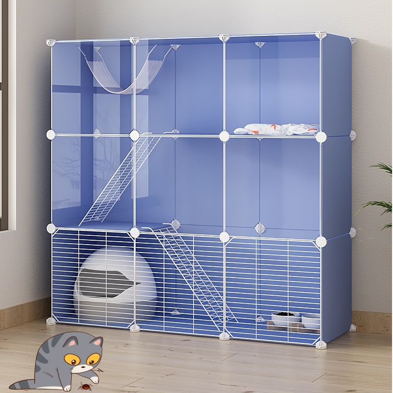 猫笼子两层家用室内别墅带厕所一体超大自由空间小型宠物猫咪笼子