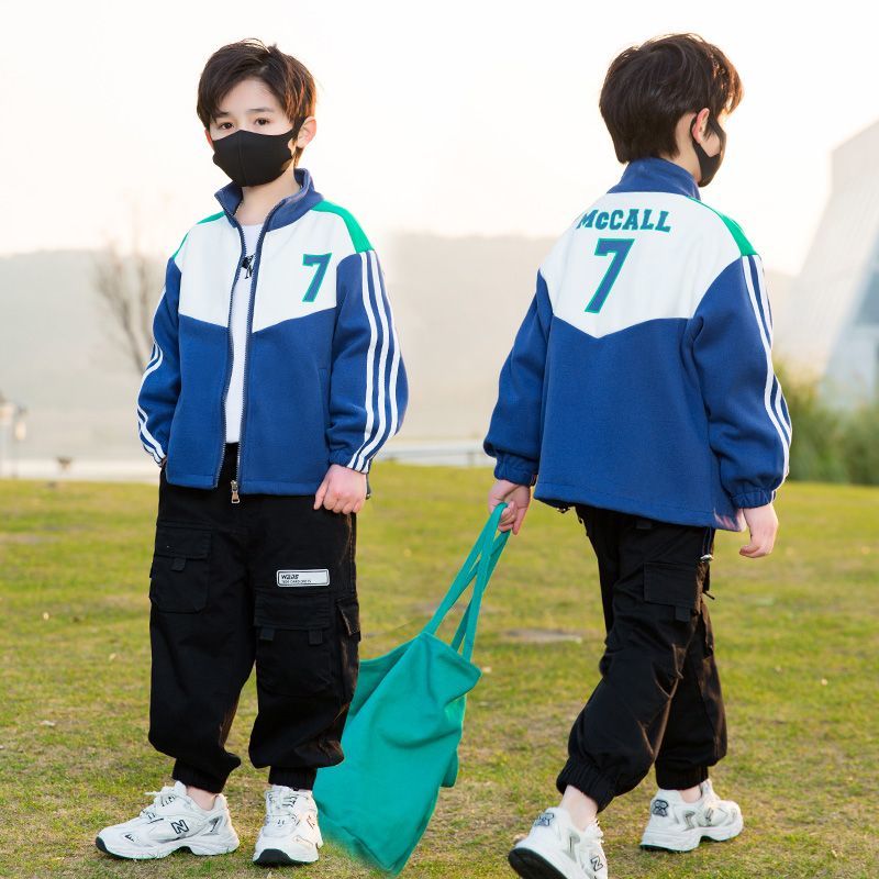 童装男童棒球服外套春秋款2022新款男孩秋装儿童秋季炸街时髦洋气