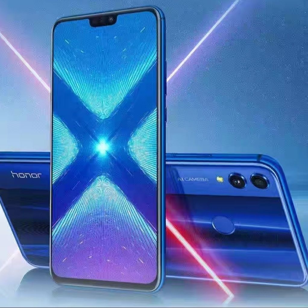 二手手机华为荣耀8x全网通4g指纹人脸识别学生游戏机低价备用机