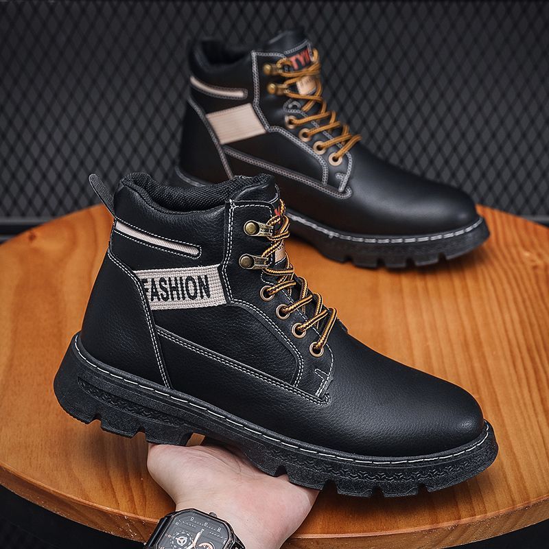 Martin boots men's winter men's shoes 2022 new men's boots high-top shoes men's all-match tooling boots casual leather shoes