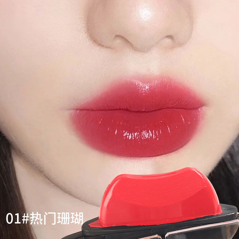 爆款懶人唇形口紅不掉色防水一抿成妝不易沾杯保濕滋潤小眾新網紅