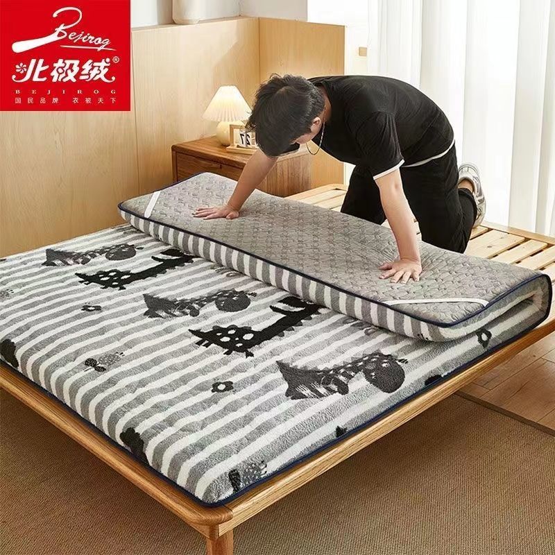 北极绒床垫软垫家用垫被褥子加厚褥子垫双人床垫子宿舍单人床垫褥