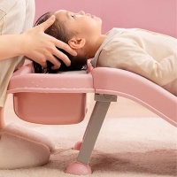宝宝洗头躺椅婴儿家用洗头床小孩可折叠坐躺大号加厚儿童洗头神器