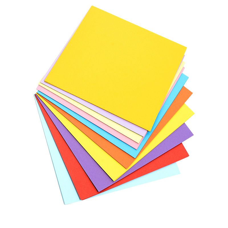 彩色折纸手工儿童彩纸套装正方形a4幼儿园学生手工专用硬卡纸剪纸