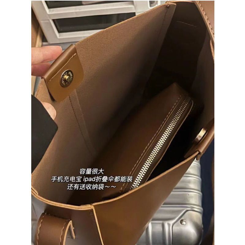 Retro bucket bag women 2022 new trendy fashion tote bag all-match ins large-capacity Messenger bag underarm bag