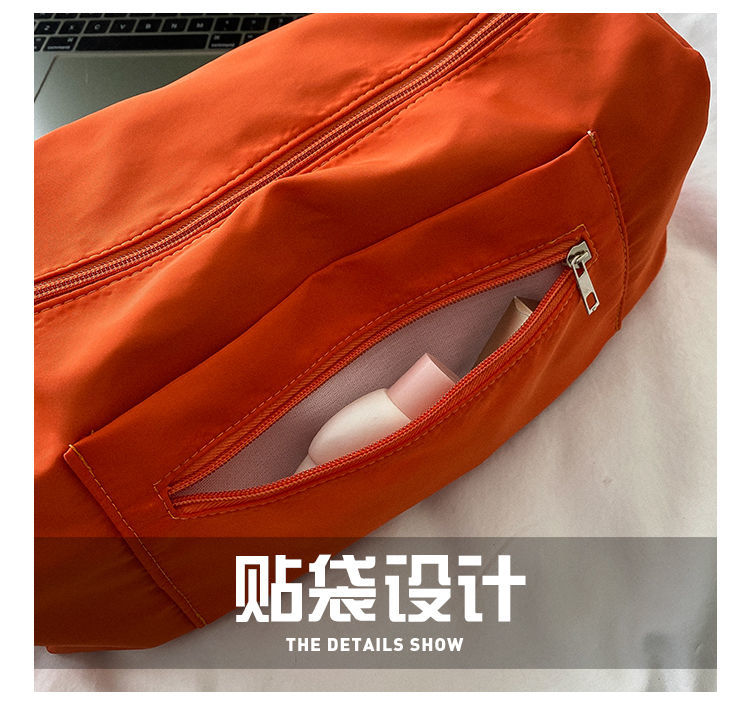 Sports Gym Bag Waterproof Toast Bag Large Capacity Casual Red Oxford Cloth Single Shoulder Messenger Duffel Bag Travel