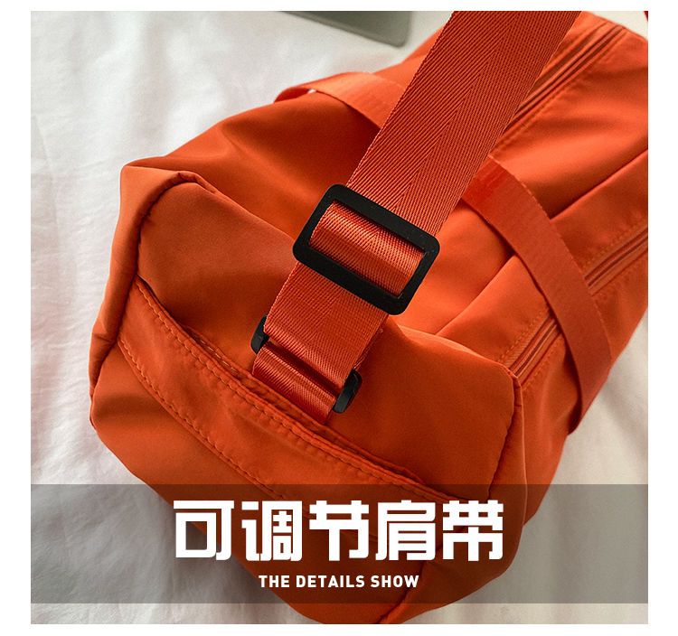 Sports Gym Bag Waterproof Toast Bag Large Capacity Casual Red Oxford Cloth Single Shoulder Messenger Duffel Bag Travel