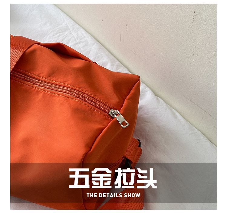 Sports Gym Bag Waterproof Toast Bag Large Capacity Casual Red Oxford Cloth Single Shoulder Messenger Duffel Bag Travel