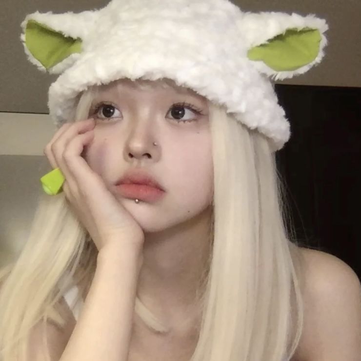 冬天俏皮羊耳朵帽女韓版可愛羊羔毛絨漁夫帽女百搭保暖毛茸茸帽子