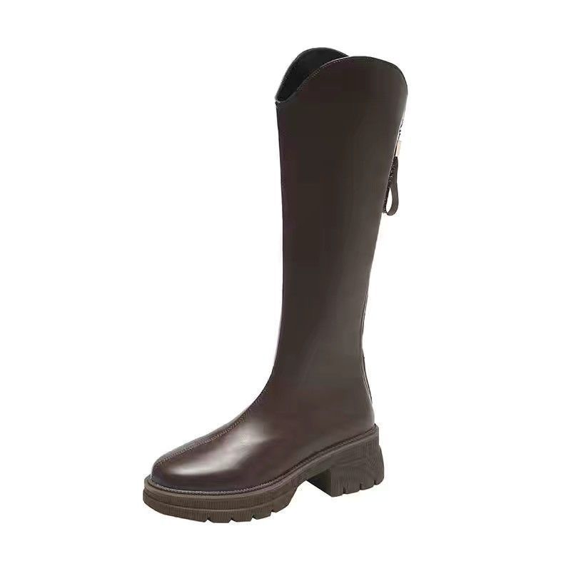 Woodpecker genuine leather boots women's 2022 new boots women's boots high boots but knee knight boots women
