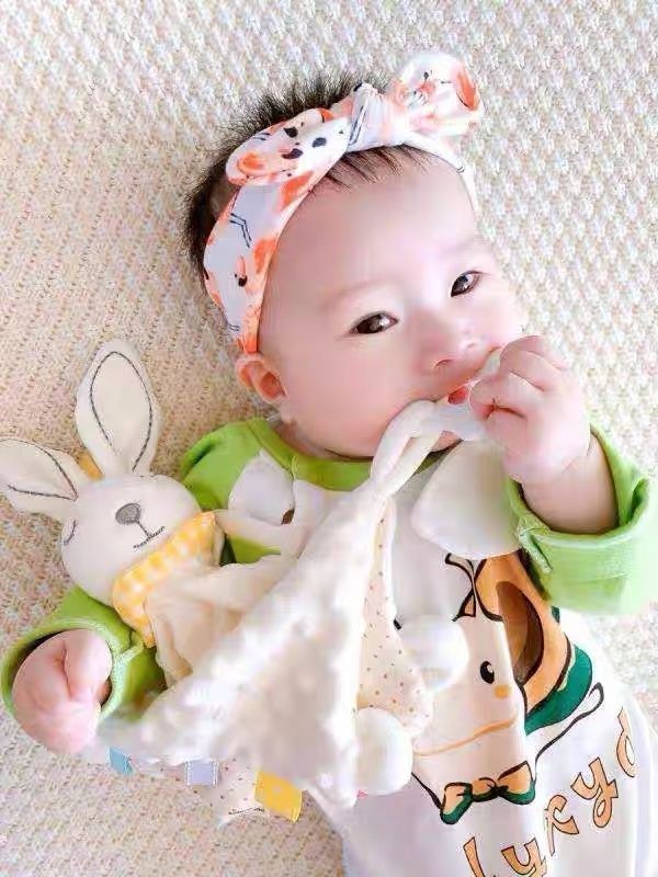 新婴儿安抚巾可入口宝宝0-3岁安抚手偶布艺毛绒玩偶哄睡神器玩具