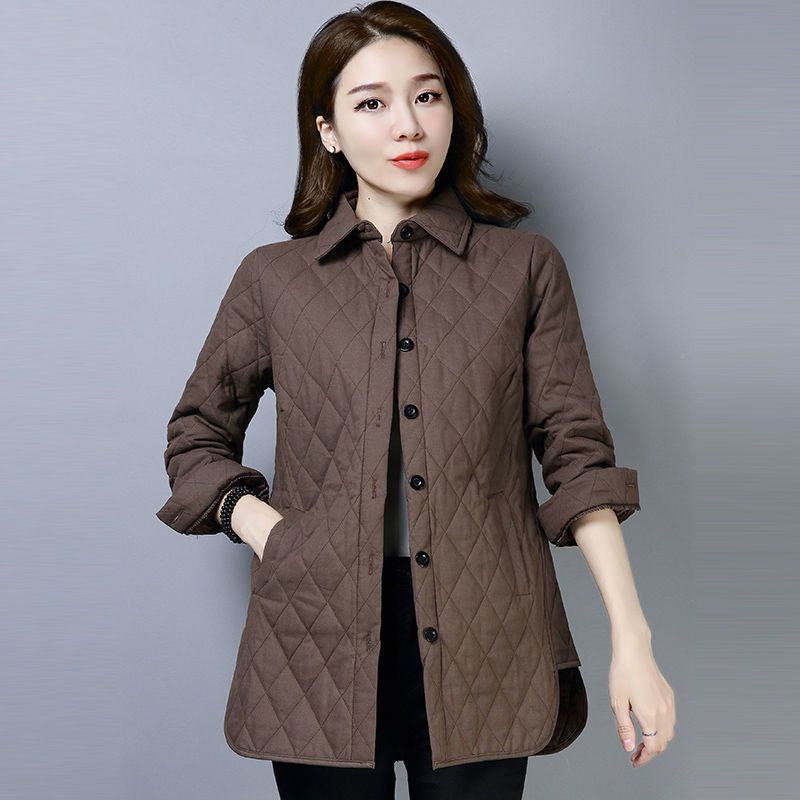 Picking up foreign trade counters to withdraw down padded jacket women's autumn and winter quilted padded thick and light small padded jacket padded jacket