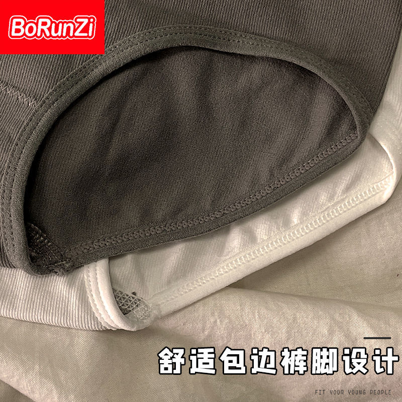 Underwear female student antibacterial pure cotton crotch mid-waist girl hip-lifting seamless breathable large size bag hip ladies briefs head
