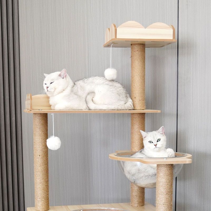 猫爬架猫窝猫树一体猫架子猫抓板四季通用太空舱猫跳台猫咪用品