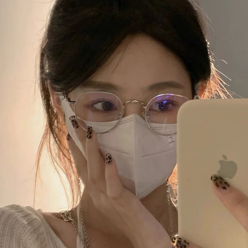 韩系金丝眼镜框镜架女款金属小框超轻眼镜近视镜可配度数素颜神器