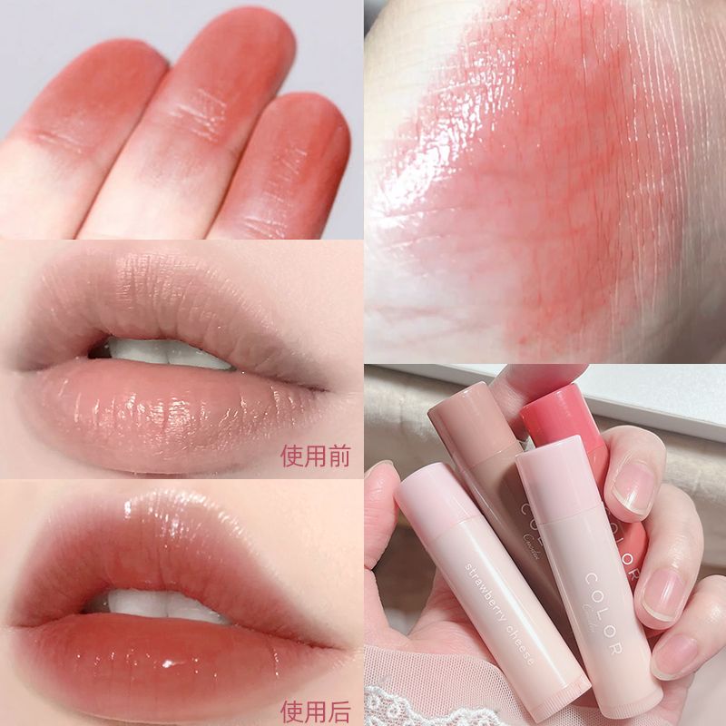 Vaseline lip balm moisturizing, moisturizing, exfoliating and diluting lip lines, student anti-chapped lip balm, female lipstick
