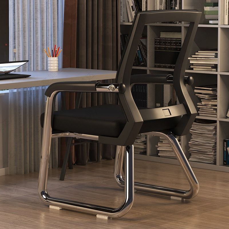 办公椅舒适久坐会议室椅学生宿舍弓形网麻将椅子电脑椅家用靠背凳