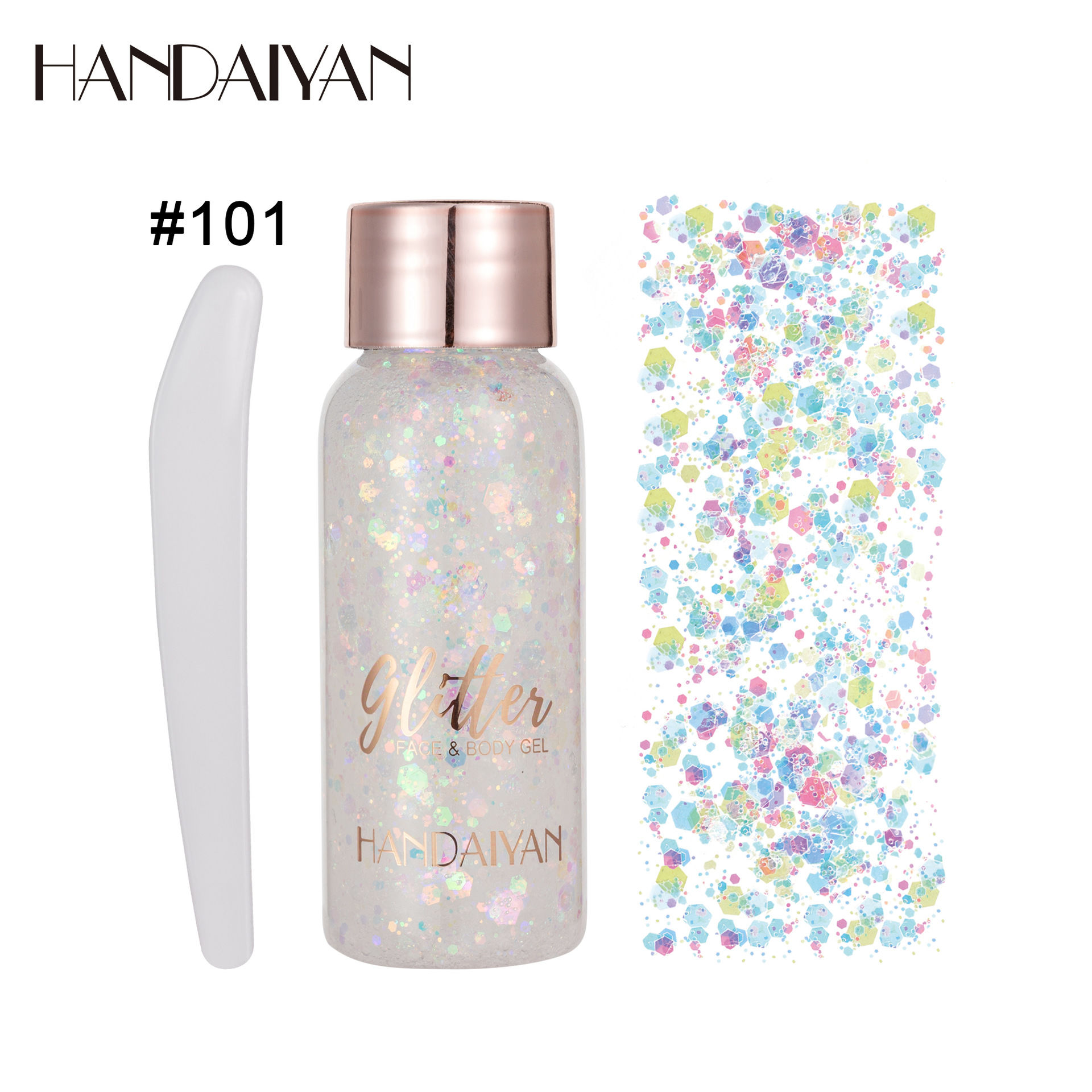 3 sets of glitter eye shadow sequin gel mermaid face body milk performance stage nightclub wedding hair_voghion.com